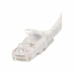 0.5m White Cat6 / Cat 6 Snagless Ethernet Patch Cable 0.5 m - netværkskabel - 50 cm - hvid
