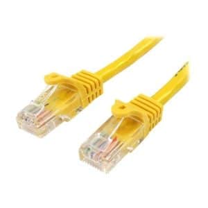 5m Yellow Cat5e / Cat 5 Snagless Ethernet Patch Cable 5 m - network cable - 5 m - yellow
