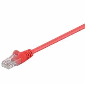 CAT 5e patch cable U/UTP red