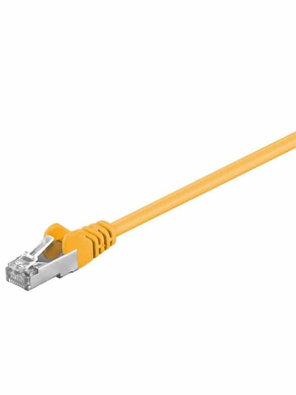 CAT 5e patchcable F/UTP yellow