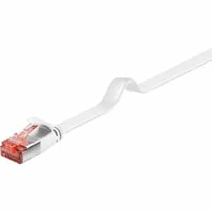 CAT 6 flat patch cable U/FTP white
