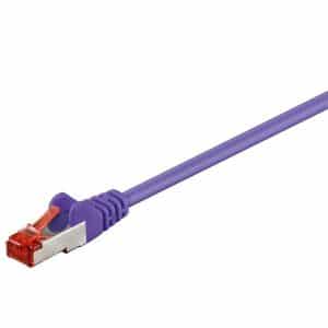 CAT 6 patch cable S/FTP (PiMF) violet