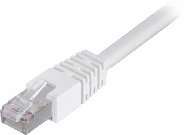 Cat 6 F/UTP LSZH Netværkskabel - Hvid - 0.5 m