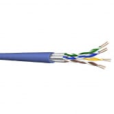 Cat 6A U/FTP netværkskabel halogenfri, UC500 S23, pastelblå yderkappe, 305 meter (i udtræksboks) - Prysmian