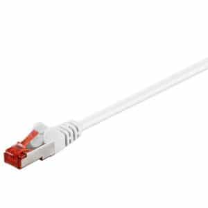 LAN STP CAT 6 - White - 0.25m