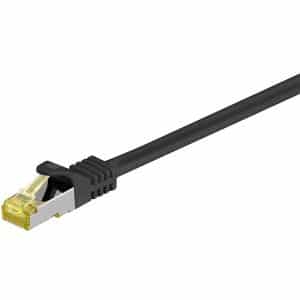 LAN STP CAT 7 - Black - 0.25m