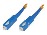 MicroConnect - Netværkskabel - SC/UPC enkelttilstand (han) til SC/UPC enkelttilstand (han) - 15 m. - fiberoptik - 9 / 125 micron - halogenfri - gul