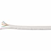 Cat 5e U/UTP dobbelt netværkskabel PVC, GIGA-LAN, hvid yderkappe, 500 meter (på kabeltromle) - Lan-Com