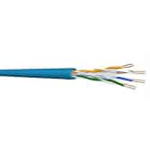 Cat 6 U/UTP netværkskabel PVC, UC400 HD, blå yderkappe, 305 meter (i udtræksboks) - Prysmian