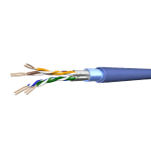 Cat 6A F/FTP netværkskabel halogenfri, UC500 AS23, pastelblå yderkappe, 500 meter (på kabeltromle) - Prysmian