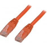 DELTACO U/UTP Cat5e patchkabel, 0,5m, orange