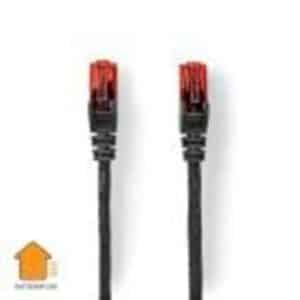 Nedis CAT6 Network Cable | RJ45 Male | RJ45 Male | U/UTP | 20.0 m - Sort - 20 meter