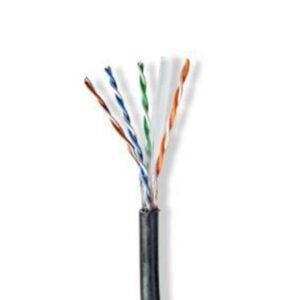Nedis CCBG8590BK305S networking cable - Sort - 305 meter