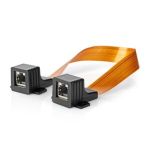 Nedis CCGB85901BK03 networking cable - Orange - 0.3 meter