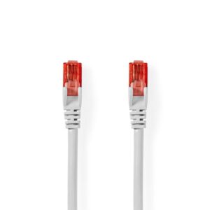 Nedis CCGL85200WT05 networking cable - Hvid - 0.5 meter