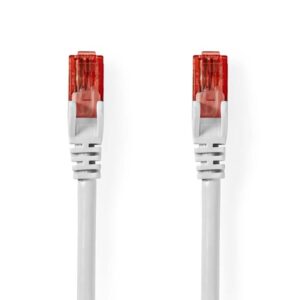 Nedis CCGL85200WT10 networking cable - Hvid - 1 meter