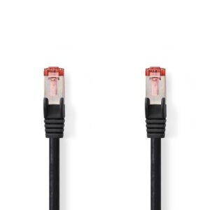 Nedis CCGL85221BK015 networking cable - Sort - 0.1 meter