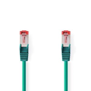 Nedis CCGL85221GN05 networking cable - Grøn - 0.5 meter