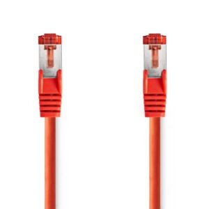 Nedis CCGL85221RD015 networking cable - Rød - 0.1 meter