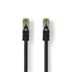 Nedis CCGL85420BK05 networking cable - Sort - 0.5 meter