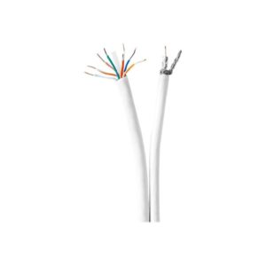 Nedis Coax / CAT6 Combination Cable - bulk aerial/network cable - 25 m
