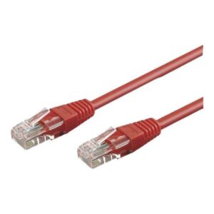 Pro CAT 5e U-UTP Patch Cord - 0.5m - Rød - 0.5 meter