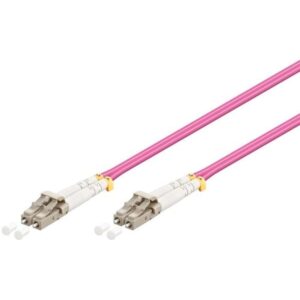 Pro Fiber Optical LC - LC OM4 - 7.5m - Rød - 7.5 meter