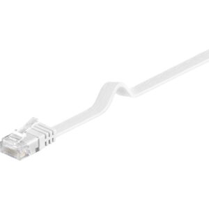 Pro LAN CAT 6 Flat U/UTP - Hvid - 1 meter
