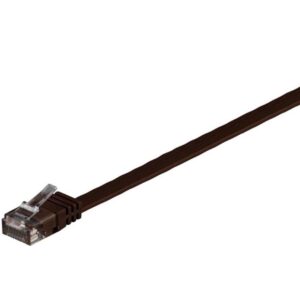 Pro LAN CAT 6 UTP Flat - Brun - 0.5 meter