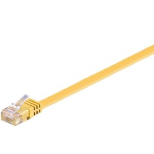 Pro LAN CAT 6 UTP Flat - Gul - 0.5 meter