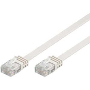 Pro LAN CAT 6 UTP Flat - Hvid - 1 meter