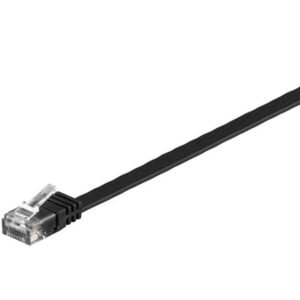 Pro LAN CAT 6 UTP Flat - Sort - 0.5 meter
