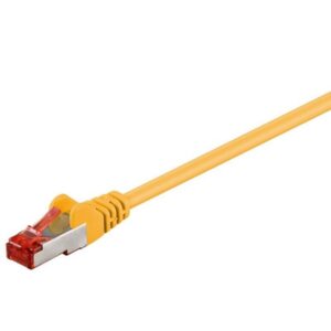 Pro LAN STP CAT 6 - Yellow - 0.50m - Gul - 0.5 meter