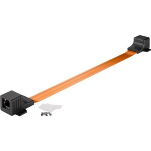 Pro Ultra-slim RJ45 LAN window feed-through 0.3 m - Transparent - 0.3 meter