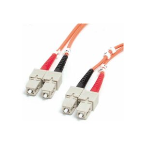 StarTech.com 2m Fiber Optic Cable - Multimode Duplex 62.5/125 - LSZH - SC/SC - OM1 - SC to SC Fiber Patch Cable (FIBSCSC2) - network cable - 2 m - 2 meter