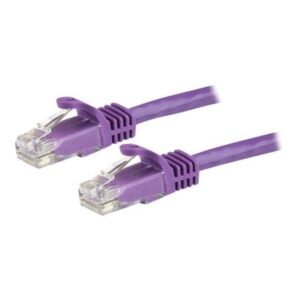StarTech.com Purple Cat6 / Cat 6 Snagless Ethernet Patch Cable 3 m - network cable - 3 m - purple - Lilla - 3 meter