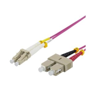 Deltaco LCSC-715 - network cable - 15 m - Pink - 15 meter