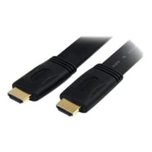 StarTech.com HDMI - HDMI - Flat - 5m - Sort