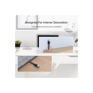 Unitek network cable - 10 m - black - Sort - 10 meter