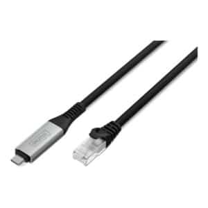 DIGITUS network cable - black - Sort - 10 meter