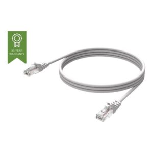 Vision Techconnect - network cable - 50 cm - white - Hvid - 0.5 meter