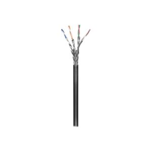 Pro LAN CAT 6 SFTP Outdoor Network Cable 100m - Sort - 100 meter