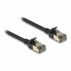 DeLOCK Network Cable - 2 m - Sort - 2 meter