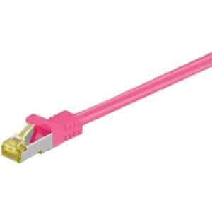 Pro LAN CAT 6A S/FTP - Pink - 1 meter