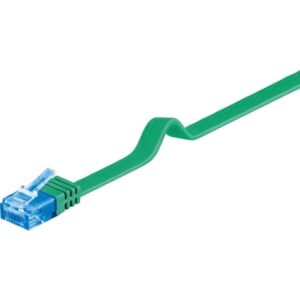 Pro LAN CAT 6A U/UTP flat - Grøn - 2 meter