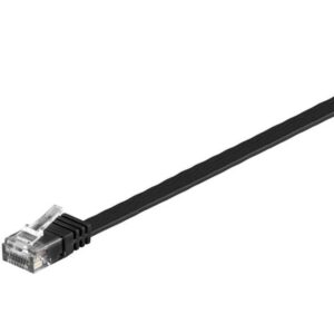 Pro LAN CAT 6 UTP Flat - Sort - 15m